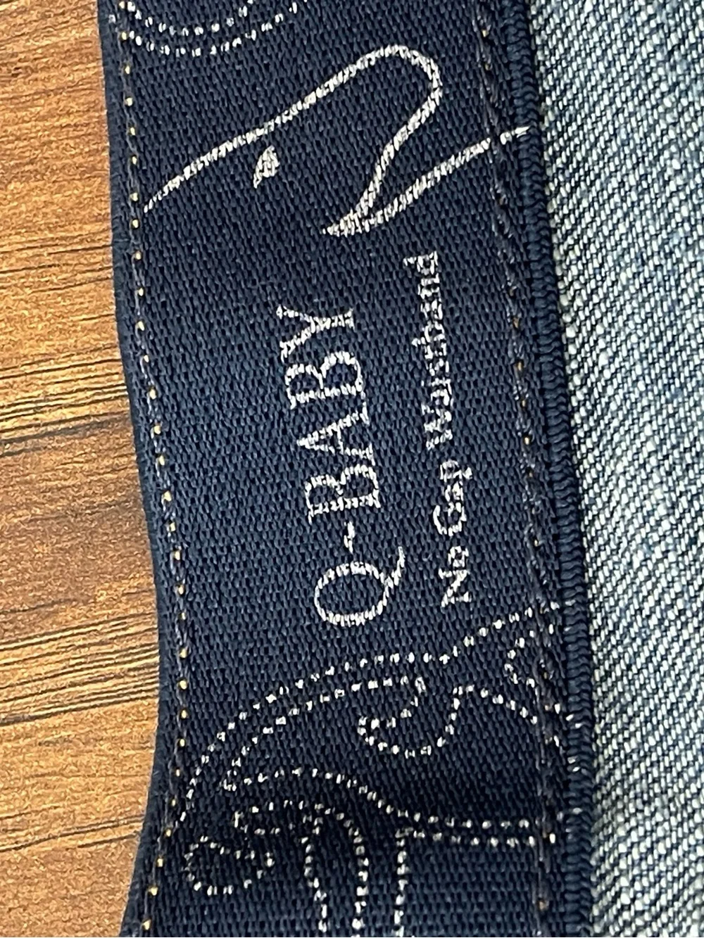 Wrangler Q Baby Ultimate Riding Jeans Medium Wash Embroidered W Sz 7/8x34